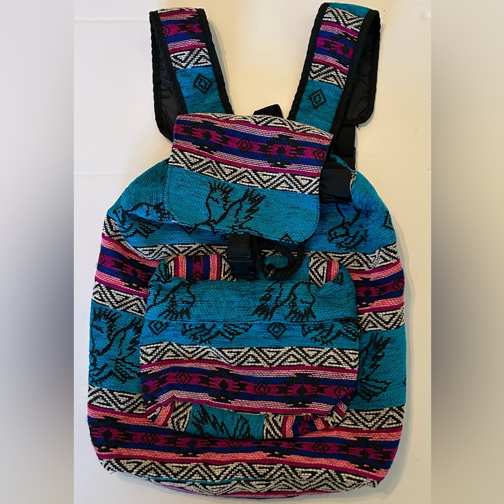 K.A. Native Arts Handmade SouthWestern‎ Native American Style Backpack Eagle